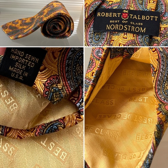 👔3️⃣Tie Lot of 3 Robert Talbott Best of Class Nordstrom Silk Neck Ties/Neckties - Picture 7 of 15